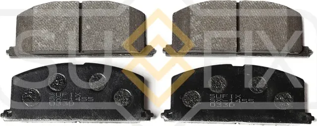 Колодки дисковые тормозные передние правые/левые DAIHATSU ALTIS Hatchback 1996-2 (Sufix). Артикул SX1455