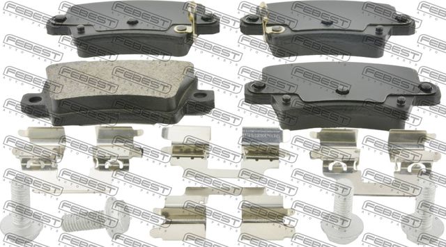 Тормозные колодки Febest. Артикул 0301-FDR