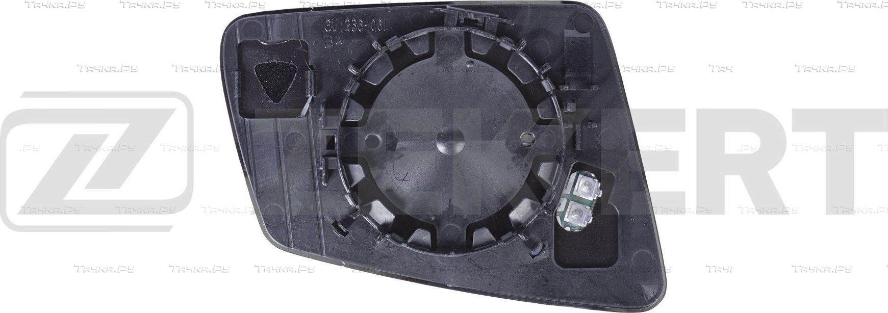 Зеркальное стекло бокового зеркала Zekkert. Артикул SP-1045