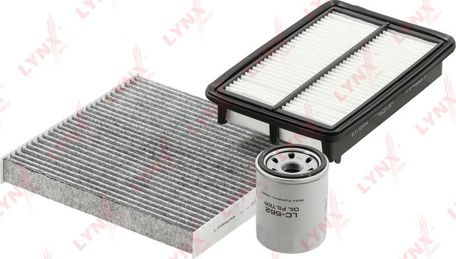 КОМПЛЕКТ ФИЛЬТРОВ ДЛЯ ТО LYNXauto. Артикул LK-3012-1