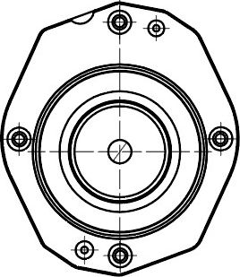 Опора амортизатора (стойки) Trialli. Артикул SA 2052