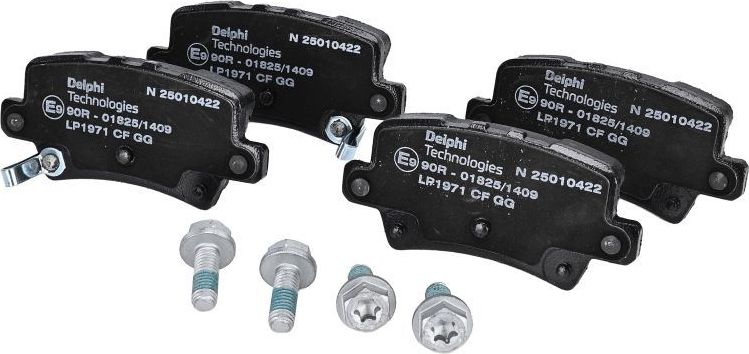 Тормозные колодки Delphi (Low-Metallic). Артикул LP1971