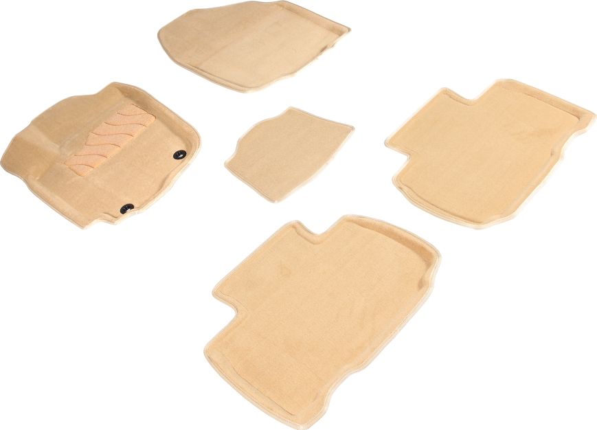 Коврики Seintex 3D ворсовые для салона Toyota RAV4 IV 2013-2026 бежевые. Артикул 84112