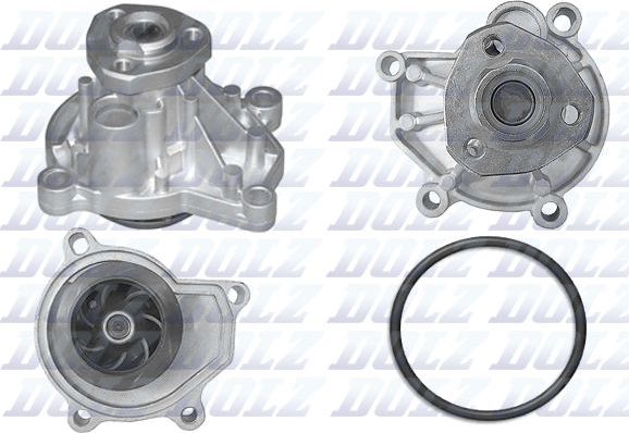 Помпа (водяной насос) Dolz для SEAT Toledo IV 2012-2015. Артикул A207