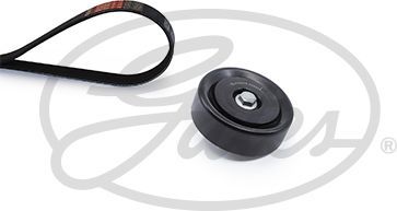 Приводной ремень поликлиновой с роликами (комплект) Gates Micro-V® для Kia Seltos I 2019-2026. Артикул K056PK1263