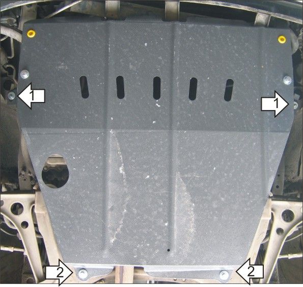 Защита Мотодор для картера, КПП Ford Galaxy I 2000-2005. Артикул 00724