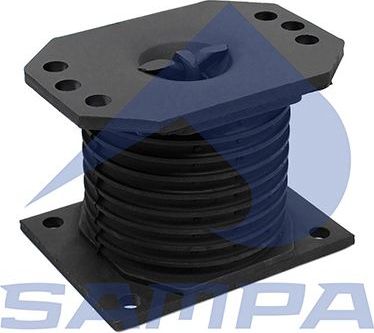 Подушка (отбойник) рессоры Sampa для Volvo  F12 1977-1994. Артикул 030.076