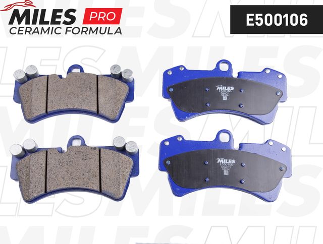 Тормозные колодки Miles (Керамика). Артикул E500106