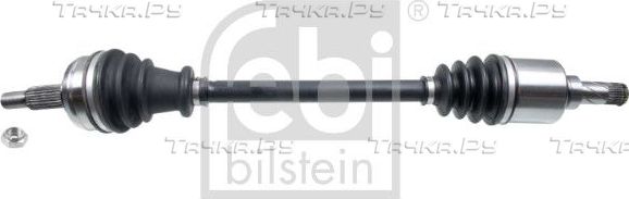 Полуось (привод в сборе, приводной вал) Febi Bilstein передняя левая для Renault Grand Scenic III 2012-2012. Артикул 182889