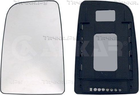 Зеркальное стекло бокового зеркала Alkar. Артикул 6401994