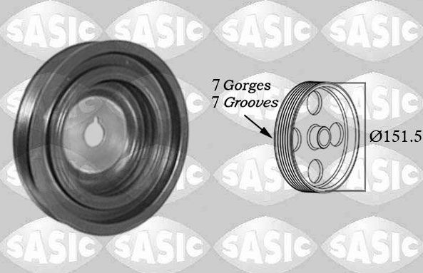 Шкив коленвала Sasic. Артикул 2154022