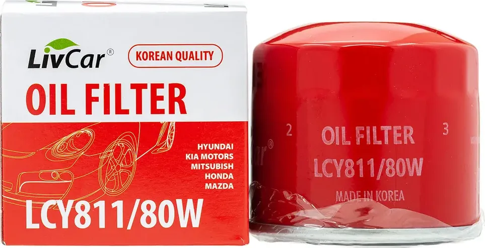 Фильтр масляный (Livcar). Артикул LCY811/80W