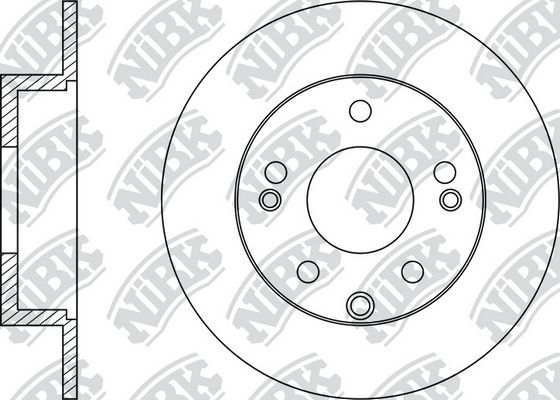 Тормозной диск NiBK. Артикул RN1476