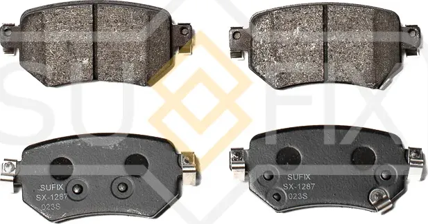 Колодки тормозные задние (Sufix). Артикул SX1287