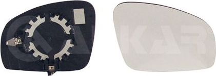 Зеркальное стекло бокового зеркала Alkar правое для Skoda Fabia II 2007-2014. Артикул 6402559