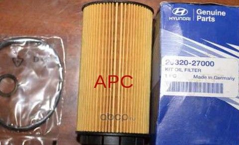 Масляный фильтр Hyundai / KIA. Артикул 2632027000