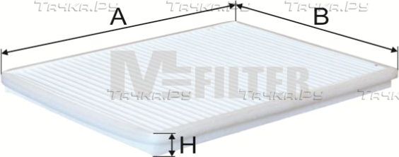 Салонный фильтр MFilter для Nissan Primera P11 1996-2002. Артикул K 934