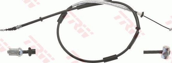 Трос ручника (тросик ручного тормоза) TRW задний правый для Fiat Stilo 2001-2008. Артикул GCH460