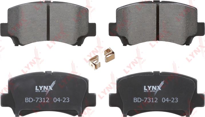 Тормозные колодки LYNXauto. Артикул BD-7312