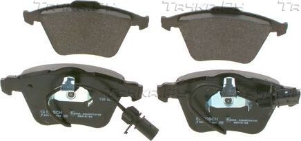 Тормозные колодки Bosch (Low-Metallic) передние для Audi A4 III (B7) 2002-2009. Артикул 0 986 494 104