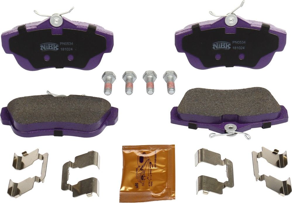 Тормозные колодки NiBK. Артикул PN0534