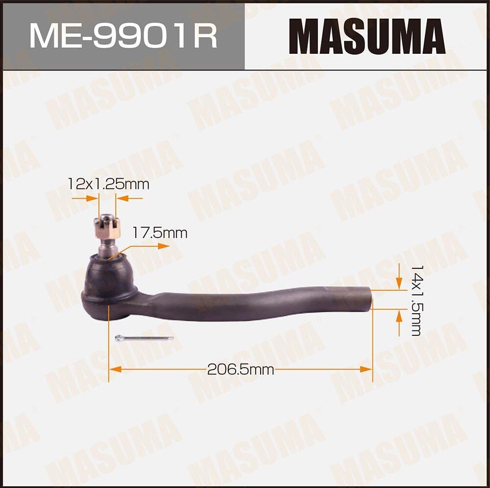 Наконечник рулевой тяги Masuma. Артикул ME-9901R