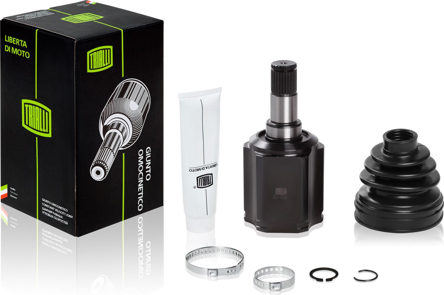 Шрус внутренний (граната) Trialli передний левый для SsangYong Actyon II 2012-2026. Артикул GO 1708