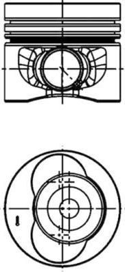 Поршень Kolbenschmidt для Volkswagen Crafter I 2006-2013. Артикул 40683620