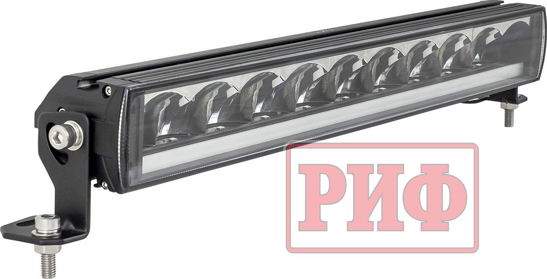 Фара дальнего света РИФ 486 мм 120W LED с дневными ходовыми огнями. Артикул SM-10120U