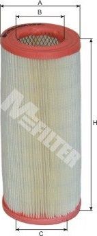 Воздушный фильтр MFilter. Артикул A 890