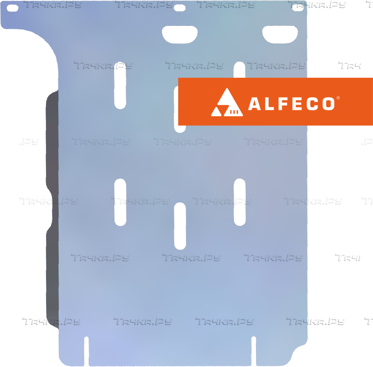 Защита алюминиевая Alfeco для АКПП BMW Х6 E71 xDrive 2008-2012. Артикул ALF.34.09 AL4