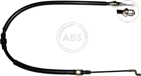 Трос ручника (тросик ручного тормоза) ABS. Артикул K12706