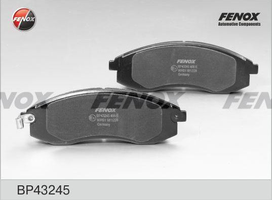 Тормозные колодки Fenox. Артикул BP43245