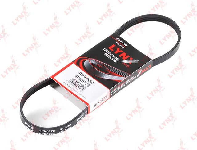 Приводной ремень поликлиновой LYNXauto для Mitsubishi Pajero Pinin 1999-2005. Артикул 4PK0773