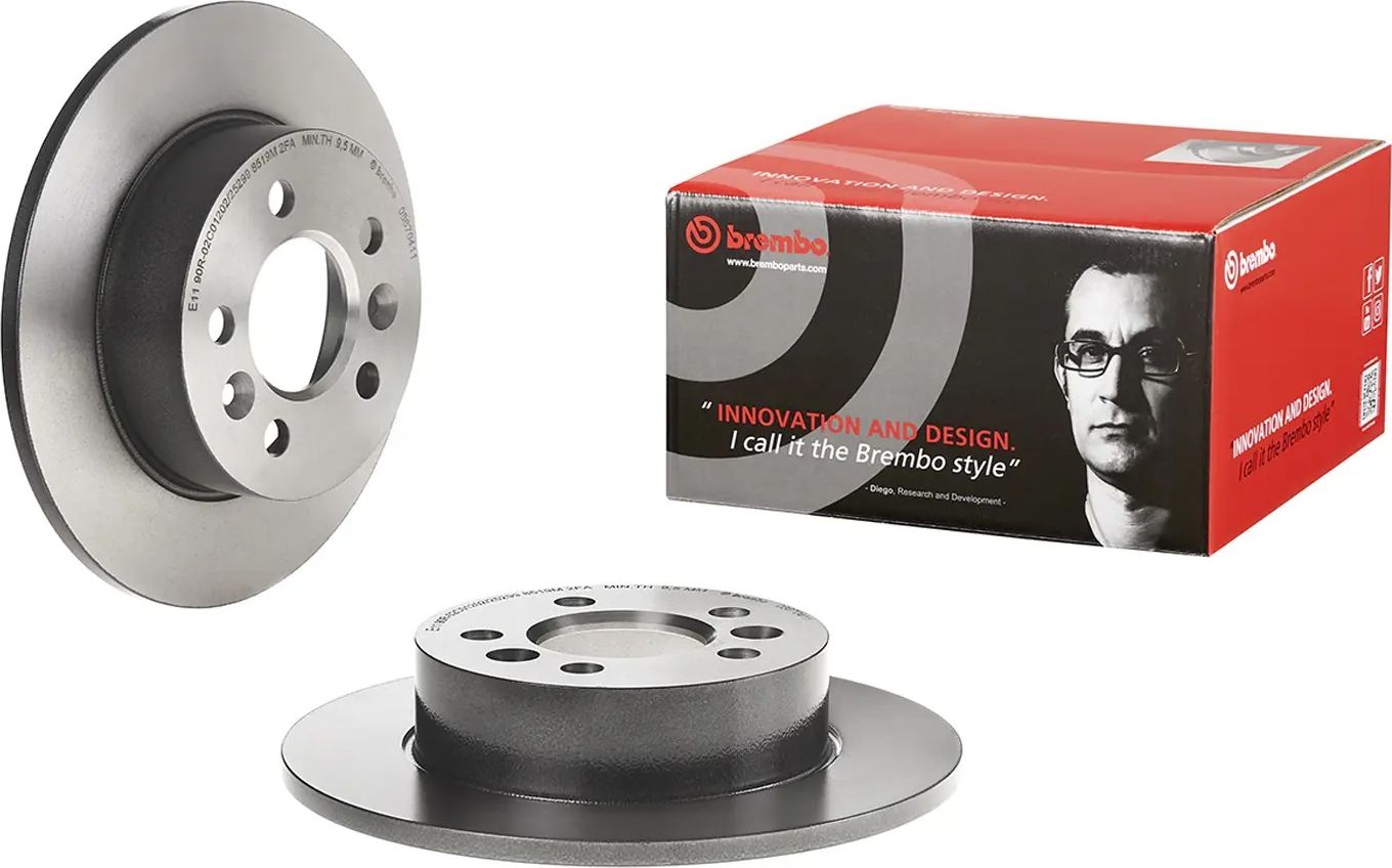 Тормозной диск Brembo PRIME LINE - UV Coated. Артикул 08.6704.11