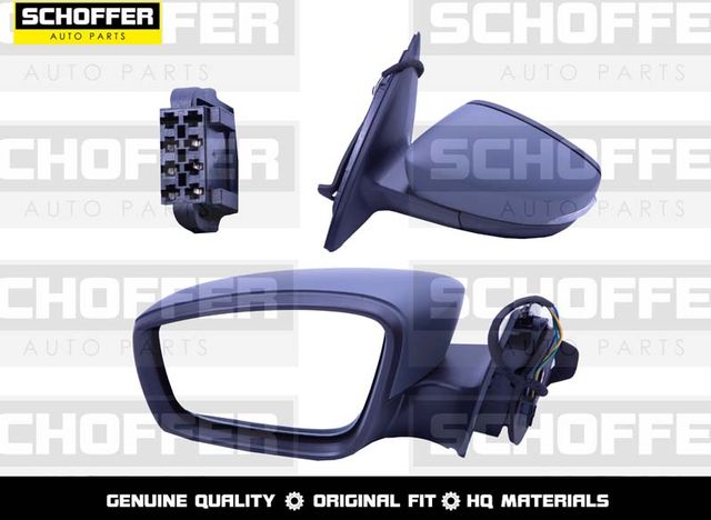Зеркало левое Skoda Rapid 17-Volkswagen Polo 20- (Schoffer). Артикул SHF13029