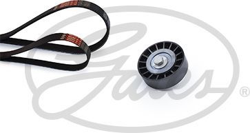 Приводной ремень поликлиновой с роликами (комплект) Gates Micro-V® Kit. Артикул K056PK948