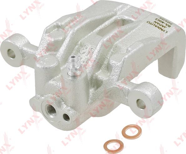 Тормозной суппорт LYNXauto (Серый чугун) задний левый для Hyundai Sonata VI (YF) 2011-2014. Артикул BA-4063