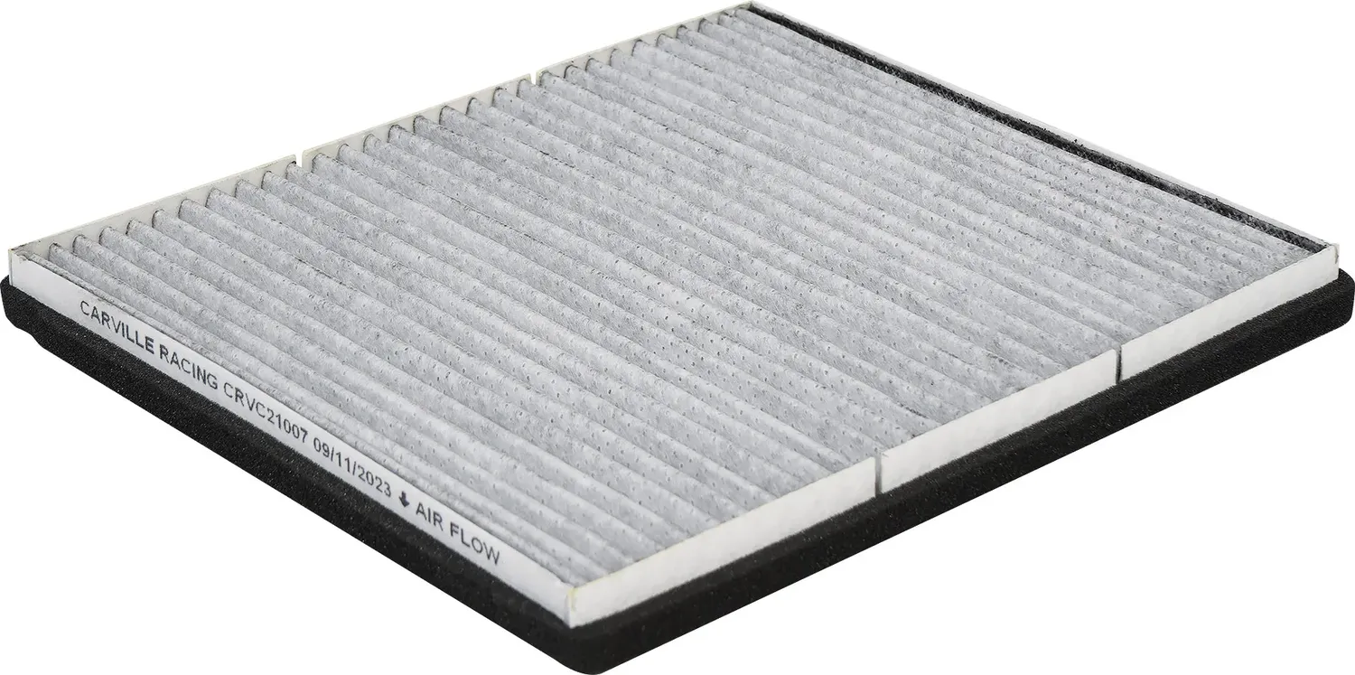 Фильтр салона ВАЗ 2170 Priora с отопителем Halla. Угольный (Carville Racing). Артикул CRVC21007