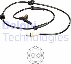 Датчик ABS Delphi. Артикул SS20577