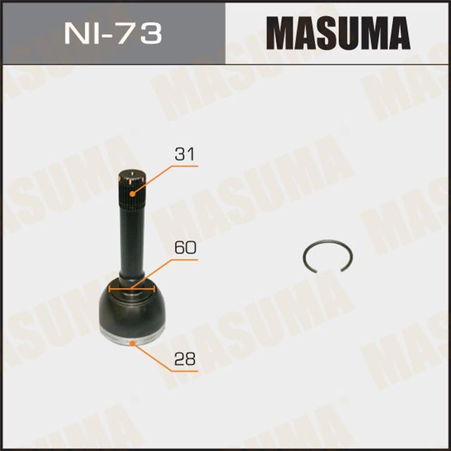 Шрус наружный (граната) Masuma. Артикул NI-73