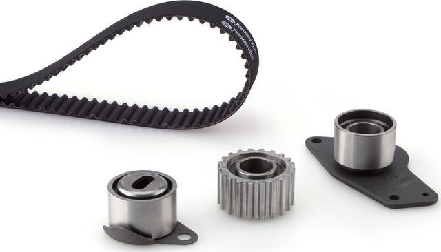 Ремень ГРМ с роликами (комплект) Gates PowerGrip® для Renault Clio II 1998-2003. Артикул K025484XS