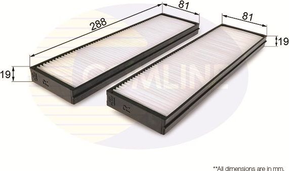 Салонный фильтр Comline. Артикул EKF308