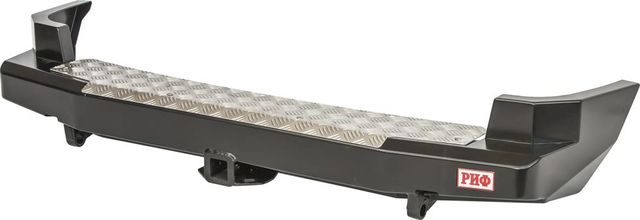 Бампер силовой РИФ задний с квадратом под фаркоп для Chevrolet Niva 2002-2026. Артикул RIFCHN-20100