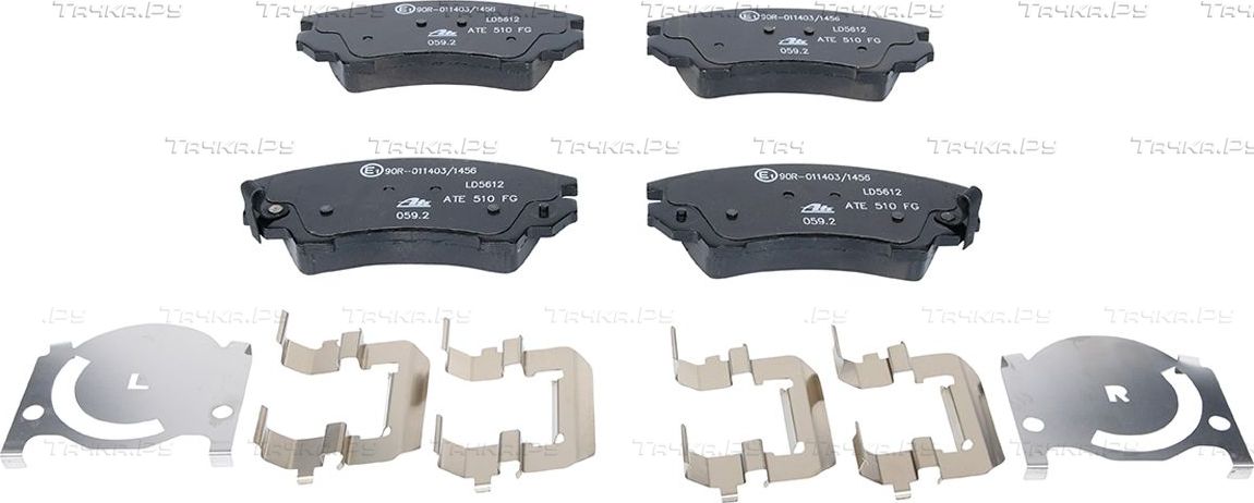 Тормозные колодки ATE Ceramic передние для Opel Cascada 2013-2019. Артикул 13.0470-5612.2