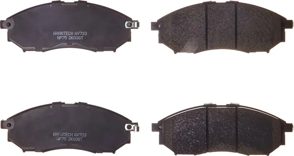 Колодки дисковые передние (Avantech). Артикул AV733