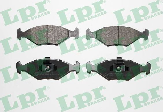 Тормозные колодки LPR передние для Fiat Albea 1999-2002. Артикул 05P679