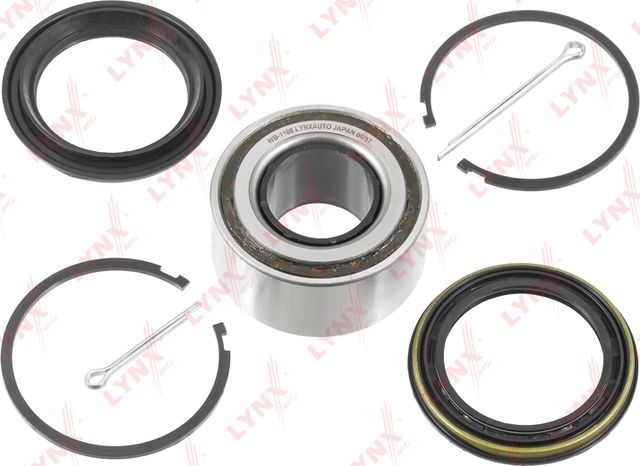 Ступичный подшипник (комплект) LYNXauto задний для Nissan Primera P10 1990-1996. Артикул WB-1108