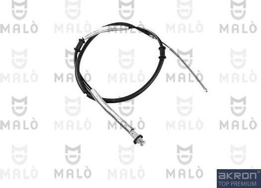 Трос ручника (тросик ручного тормоза) Malò задний правый/левый для Fiat Doblo I 2001-2015. Артикул 26224