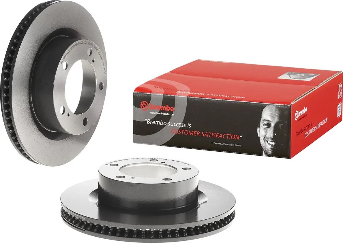 Тормозной диск Brembo PRIME LINE - UV Coated. Артикул 09.A966.11